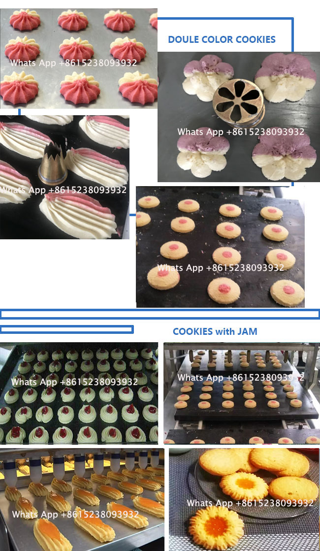 MOXIN Multi Function Automatic Shortbread Cookies Encrusting Machine Production Line Classic Cookies Maker Machine