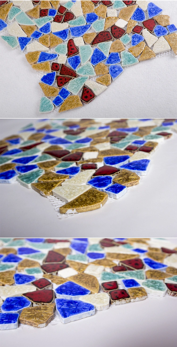 Foshan Factory Price Wall Decorative Colorful Ceramic Glazed Mosaic Tile