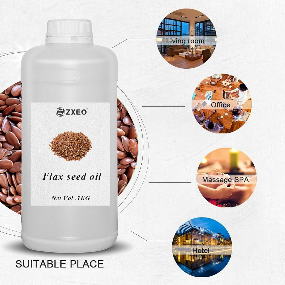 Bulk Price Cold Press 100% Pure Natural Linseed Oil Flax Seed Oil for Cosmetic Painting