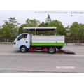 Venta caliente Dongfeng 4x2 camión de basura de barril cerrado