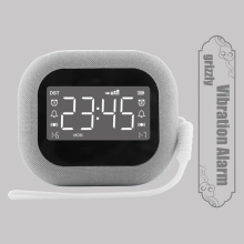 Portable Digital Vibrating Alarm Clock for Deaf and Mute with Extra Loud Sound and Shock Function