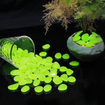 Glow In The Dark Pebble Stone50pcs
