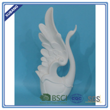 Porcelain goose crafts home decoration/Ceramic swan statue wholesale