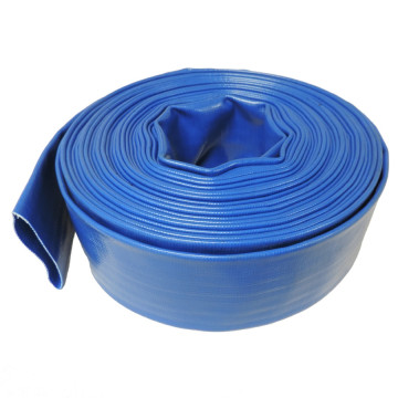 PVC reinforced lay flat discharge hose