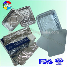Pop-up aluminium foil pre-cut foil sheet