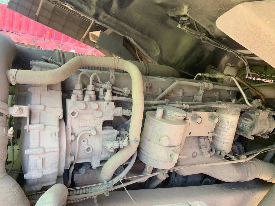 Green Color Used Saic Hongyan Cenlyon Tipper Truck 30 Cubic Meters Dump Truck for Hot Sale