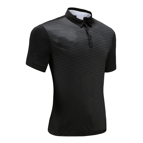 Camisa de pólo de futebol seco masculino