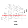Bobina de mangueira de água retrátil de aço inoxidável