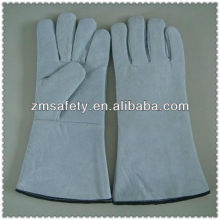 Custom welding gloves with grey leatherJRW23