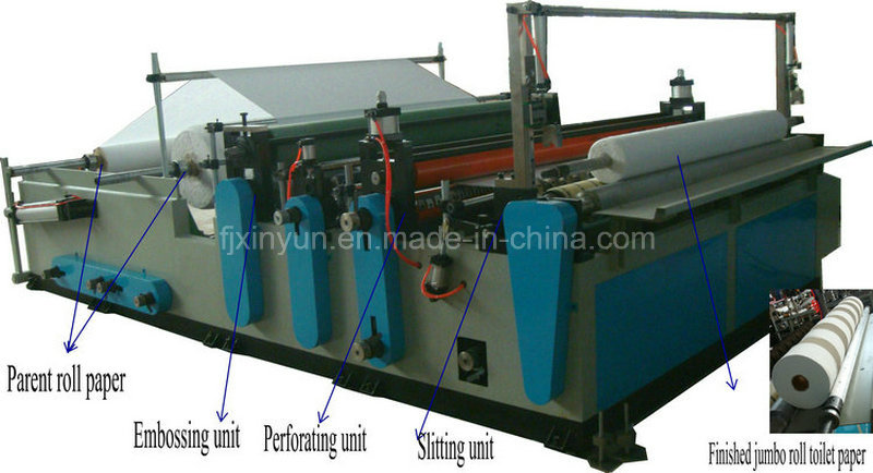 Automatic Jumbo Roll Toilet Paper Slitting and Rewinding Machine