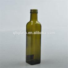 wholesale 250ml dark green glass olive oil bottle