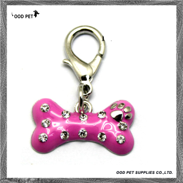 Paw Enamel with Rhinestones Dog Charm (SPP8046)
