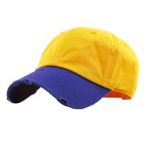 Promotional  custom damaged washed  baseball caps