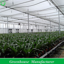 shading system for glass greenhouse