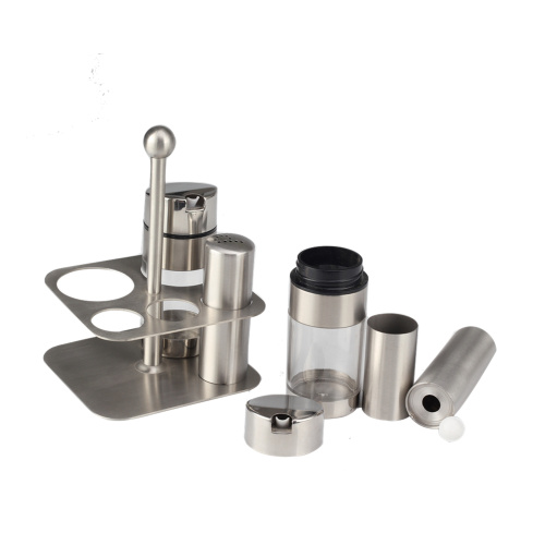 ProfessionalSalt andPepper Shaker Set withStand