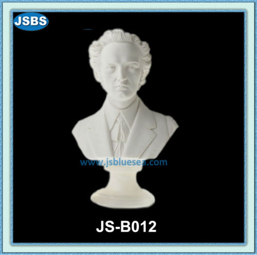 Carved Cheap Natural Antique Famous White Male Bust