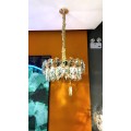 Lustre de cristal por atacado K9 lustre pendente de teto leve