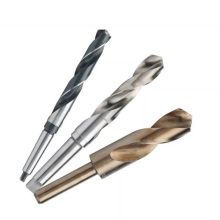 Royal Sino 9pcs HSS Black Oxide Milled DIN345 Morse Taper Shank Drill Bits Set