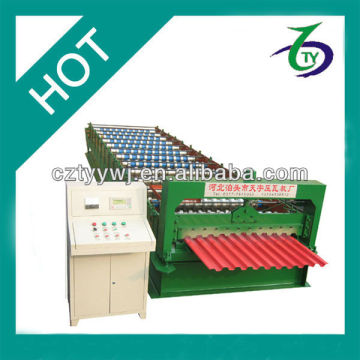 Slab cutting machine roof cladding machinery