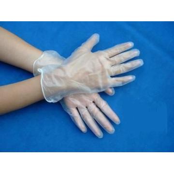 Gants médicaux jetables en vinyle transparent sans poudre