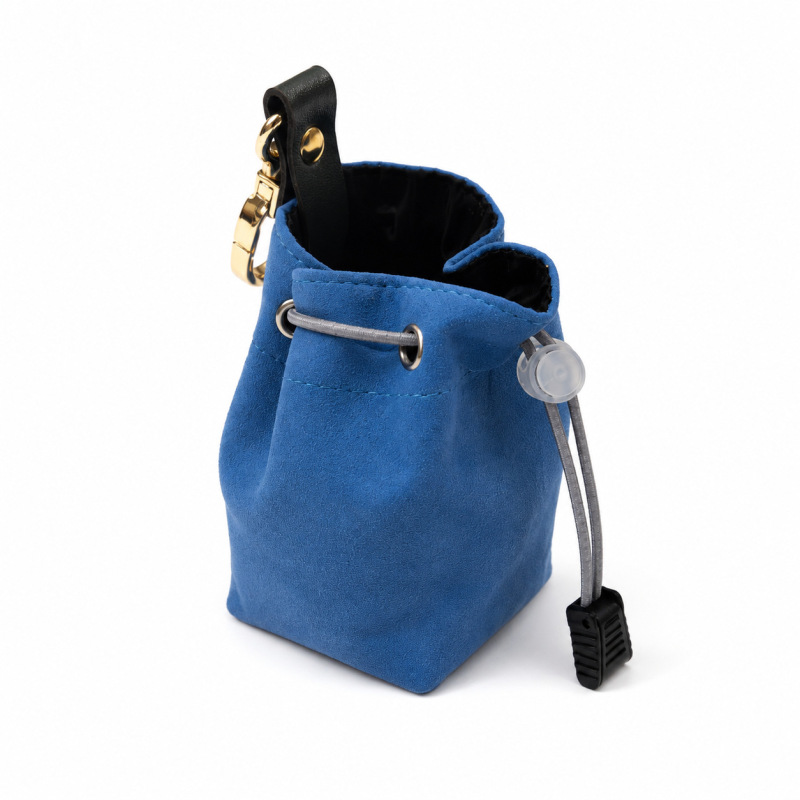 Silicone Dog Treat Pouch – 82g Lightweight Training Treat Bag with Adjustable Waist Belt for Puppy Training & Outdoor Walks
