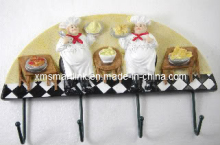 Resin Chef Wall Hook, Cloth Hook, Hanging Hook