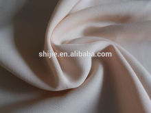 100% Polyester ITY peach twill fabric for lady's fashion garment/ITY polyester peach Twill fabric for lady's dress