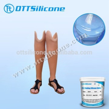 Environmental life casting silicone rubber for fake body parts