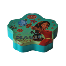 Wholesale metal  food grade flower tin can