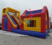 Best selling 0.55 plato PVC inflatable jumping combo/slide combo inflatable