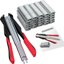 Bird and Livestock Cages Clamp Spring Load Manual Hog Ring Plier Tool