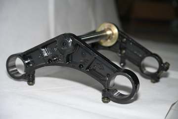 Precision Triple Clamps for Tricycle Forks