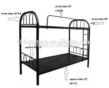 China cheap metal bunk bed