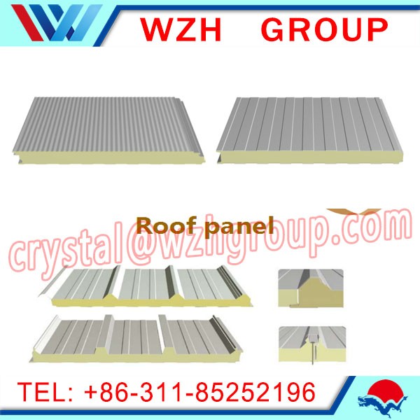 70mm High R Value Sandwich Roof Panel from china supplier