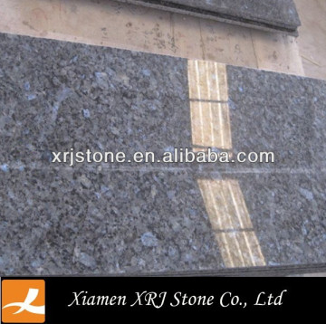 natural stone blue pearl line engineering slab small slab