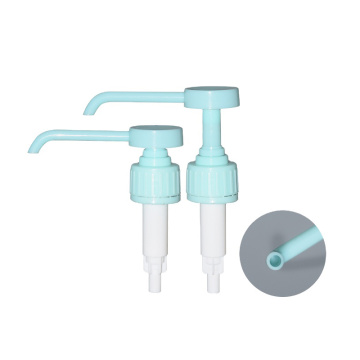 28/410 28/400 ratchet closure long nose nozzle lotion pump with tamper evident for medical alcohol sanitizer gel