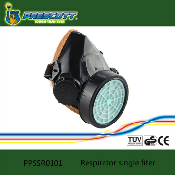 Respirator single fiter