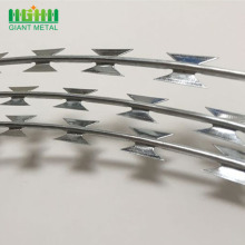 BTO-22 Type Security Galvanized Concertina Razor Barbed Wire