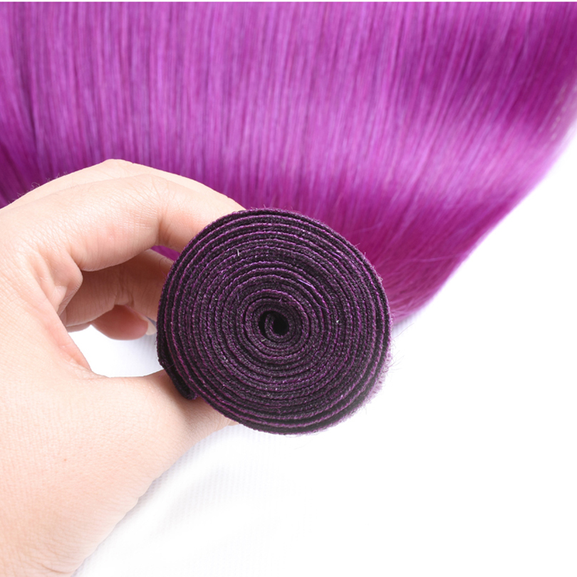 Wholesale Hair Extension Mink China Salon Hair Purple Straight Marley Braiding Hair