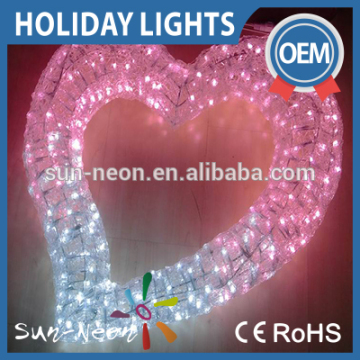 2016 Hot Colorful Led Outdoor Inflatable Valentine Decoration