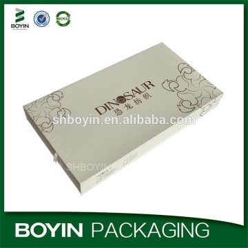 Promotional high-end paper packaging boxes for home textiles wholesale