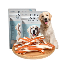 Triple Flavor Twisties: Organic Chicken Dog Pet Cat Treats - Rawhide-Free Chews