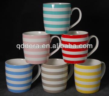 wholesale decal stoneware mug for gift