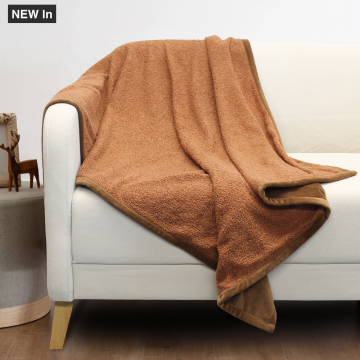 Luxury Fluffy Boucle Throw Blanket for Couch