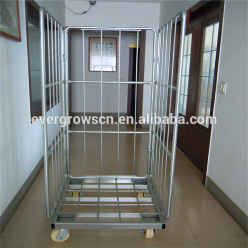 roll container roll cage and warehouse trolley