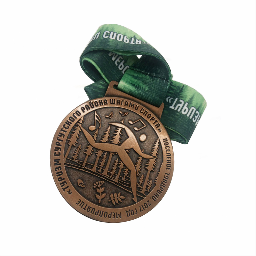 Custom Copper Sport Medal