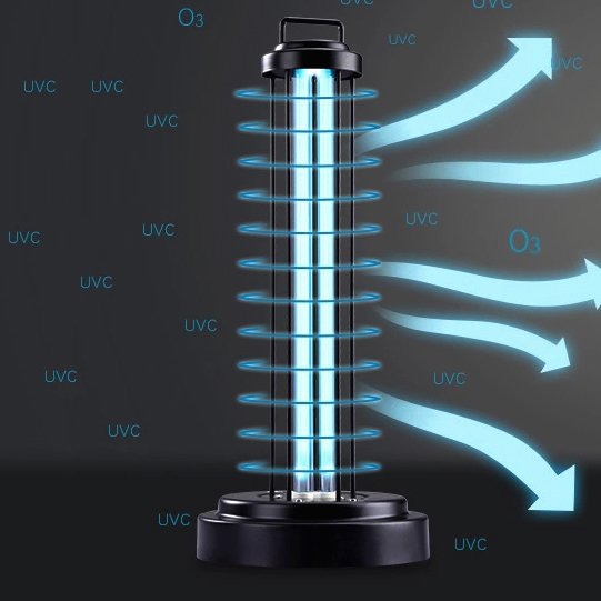 UV disinfection UVC table lamp