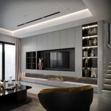 Modern Wooden Wall-Mounted TV Units & Luxury Storage Cabinets