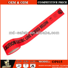 PE underground detectable warning tape for security & protection