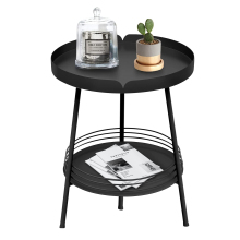 Rustproof Metal Outdoor Side Table for Patio, Yard, and Balcony